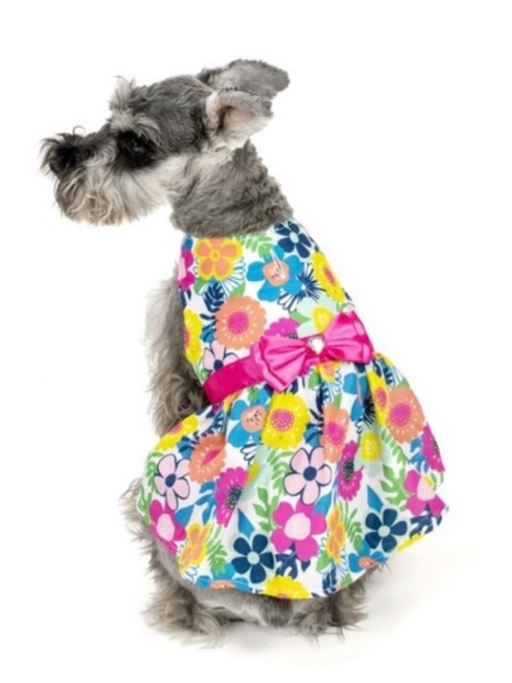 Vibrant Life Bright Floral Dog Dress XXS NEW
